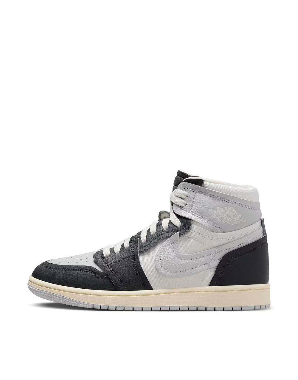 NEW JORDAN women's air jordan 1 sneaker in anthracite/neutral grey-sail